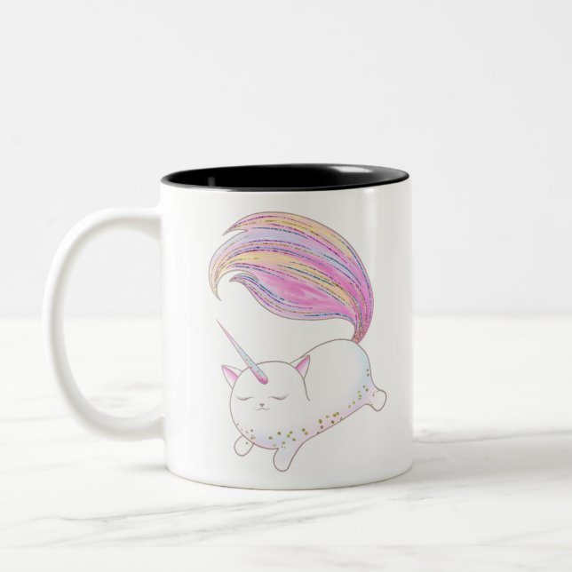 Caneca De Café Em Dois Tons Catimilho Adorável (Esquerda)