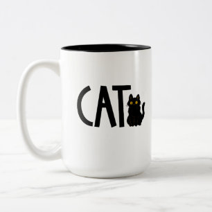Caneca De Café Em Dois Tons Cats Mug