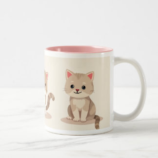 Caneca De Café Em Dois Tons Catty Mug