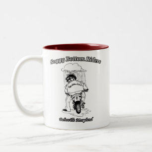 Caneca De Café Em Dois Tons Cavaleiros inferiores empapado - logotipos da