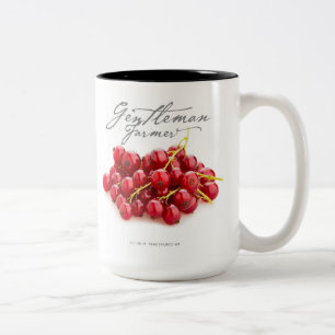 Caneca De Café Em Dois Tons Cavalheiro Farmer 15 oz. Café Mug (groselhas verme