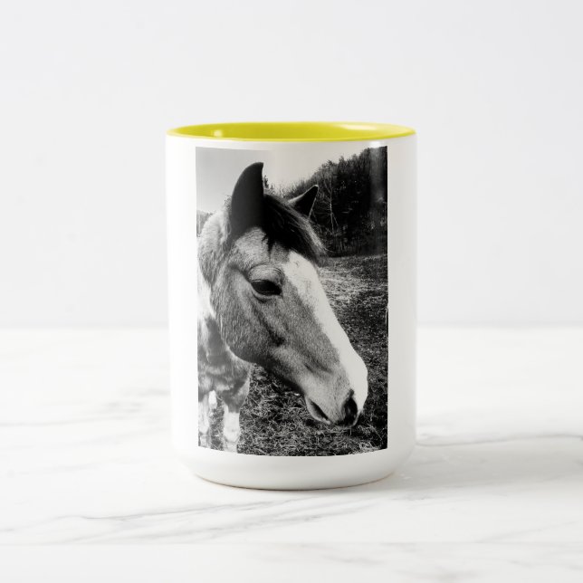Caneca De Café Em Dois Tons Cavalo (Centro)