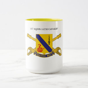 CANECA DE CAFÉ EM DOIS TONS CAVALRY 1RUA SQUADRON 14