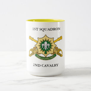CANECA DE CAFÉ EM DOIS TONS CAVALRY DO SEGUNDO 1RUA SQUADRON 
