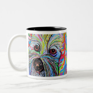 Caneca De Café Em Dois Tons Cavapoo