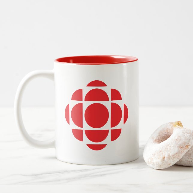 Caneca De Café Em Dois Tons CBC Gem (Com Donut)