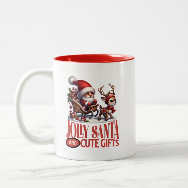 Caneca De Café Em Dois Tons CDjollysantacute (Esquerda)