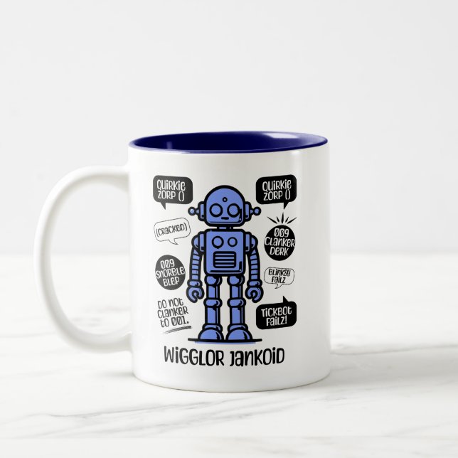 Caneca De Café Em Dois Tons CDwigglorjankoid (Esquerda)