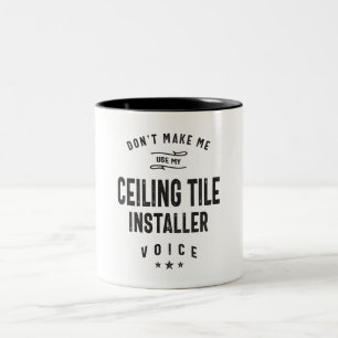 Caneca De Café Em Dois Tons Ceiling Tile Installer