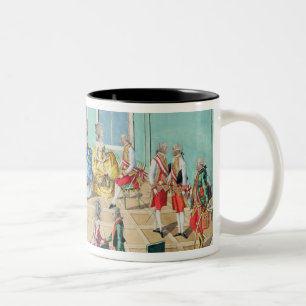 Caneca De Café Em Dois Tons Celebração do ano novo em Viena em 1782, 1783