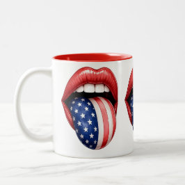 Caneca De Café Em Dois Tons Celebração Patriótica dos 250 anos dos EUA no dia 