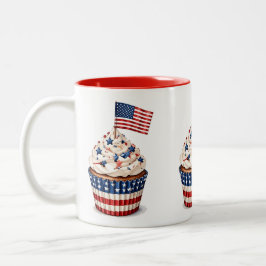 Caneca De Café Em Dois Tons Celebração Patriótica dos 250 anos dos EUA no dia 