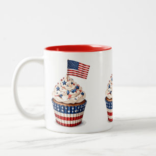 Caneca De Café Em Dois Tons Celebração Patriótica dos 250 anos dos EUA no dia