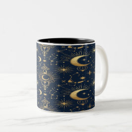 Caneca De Café Em Dois Tons Celestial Gold Mug