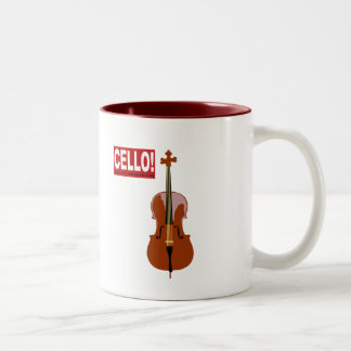 Caneca De Café Em Dois Tons Cello!