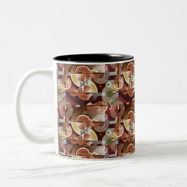 Caneca De Café Em Dois Tons Cello Cello-bration! (Esquerda)