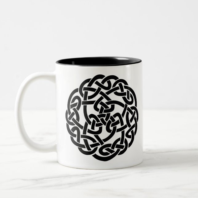 Caneca De Café Em Dois Tons Celta 2 (Esquerda)