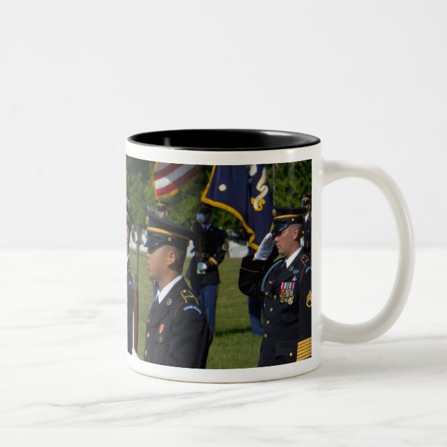 Caneca De Café Em Dois Tons Cemitério nacional de Arlington, Arlington, (Direita)