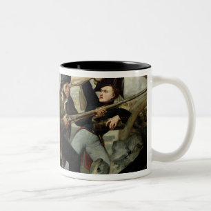 Caneca De Café Em Dois Tons Cena da revolução 1830