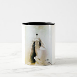 Caneca De Café Em Dois Tons Cena de Silmarillion Fingolfin e Morgoth