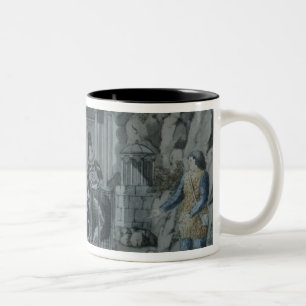 Caneca De Café Em Dois Tons Cena 'do Flute mágico