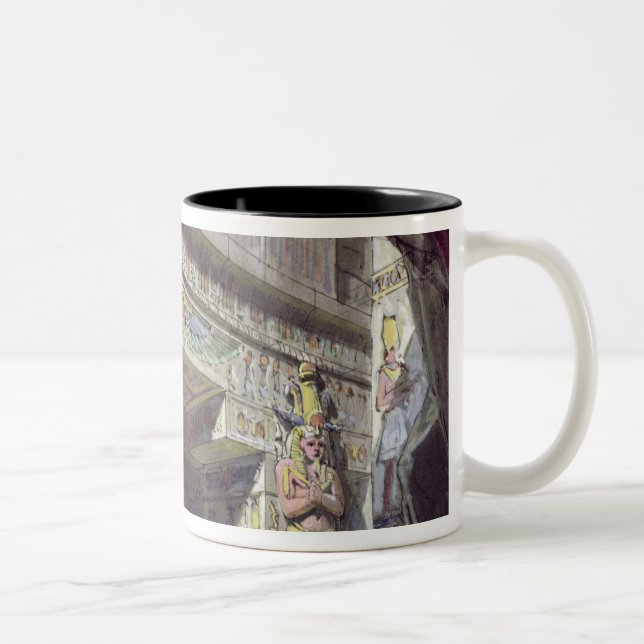 Caneca De Café Em Dois Tons Cenografia para "a flauta mágica" por Mozart (Direita)