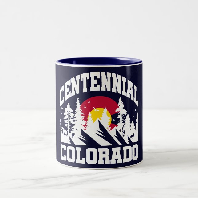 Caneca De Café Em Dois Tons Centenário,Colorado (Centro)