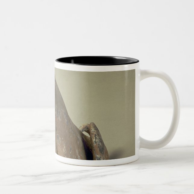 Caneca De Café Em Dois Tons Cerâmica chinesa adiantada cão assentado, túmulo (Direita)