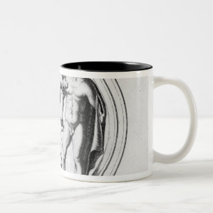 Caneca De Café Em Dois Tons Cerberus domesticou por Hercules