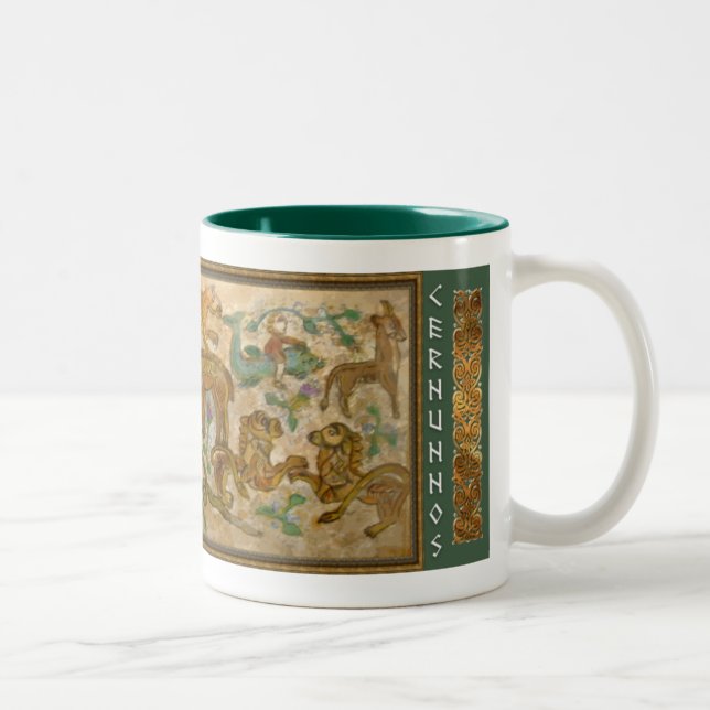Caneca De Café Em Dois Tons Cernunnos (Direita)