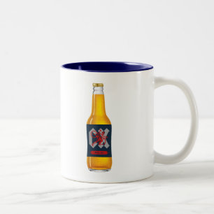 Caneca De Café Em Dois Tons Cerveja de Cyclocross