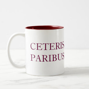 CANECA DE CAFÉ EM DOIS TONS CETERIS PARIBUS