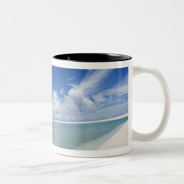 Caneca De Café Em Dois Tons Céu azul e mar 4 (Direita)