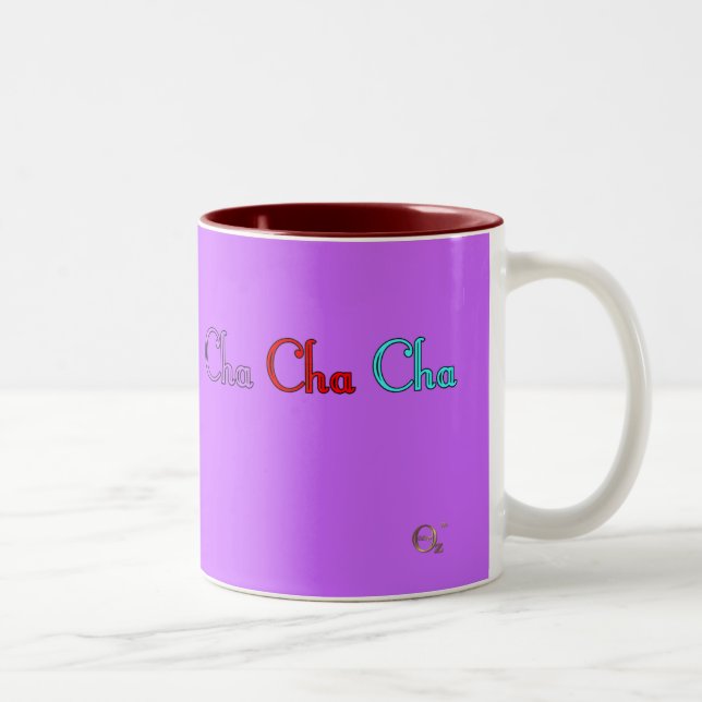 Caneca De Café Em Dois Tons Cha Cha Cha (Direita)