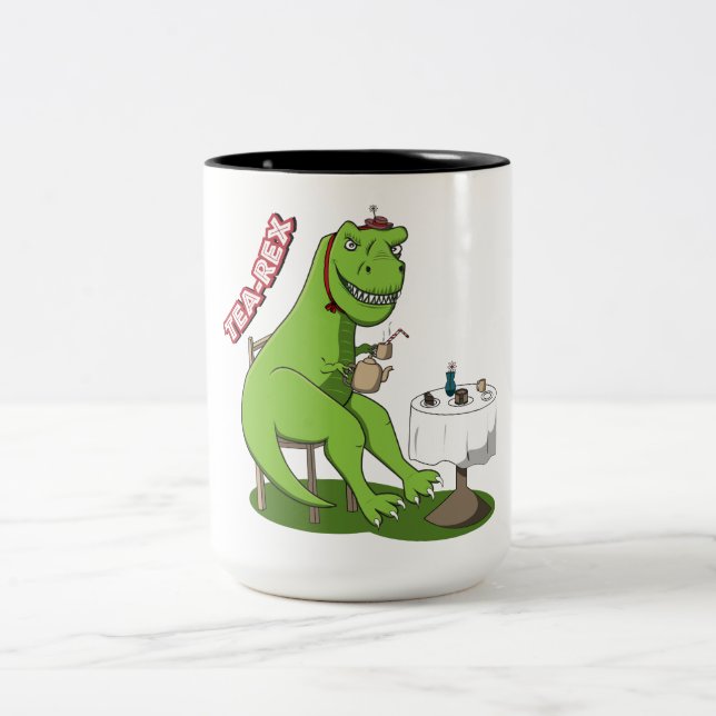Caneca De Café Em Dois Tons Chá-Rex (Centro)