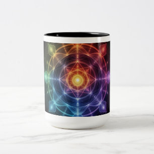 Caneca De Café Em Dois Tons Chakra Mug