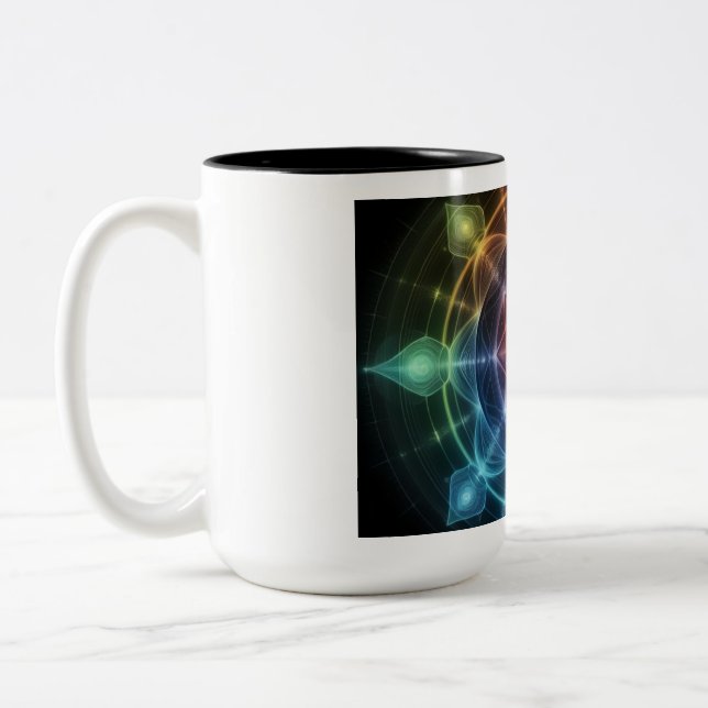Caneca De Café Em Dois Tons Chakra Mug (Esquerda)