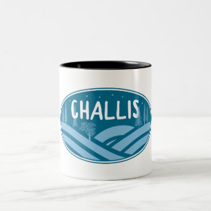 Caneca De Café Em Dois Tons Challis Idaho ao Ar Livre