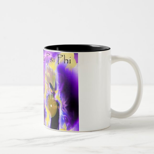 Caneca De Café Em Dois Tons Chama de Omega (Direita)