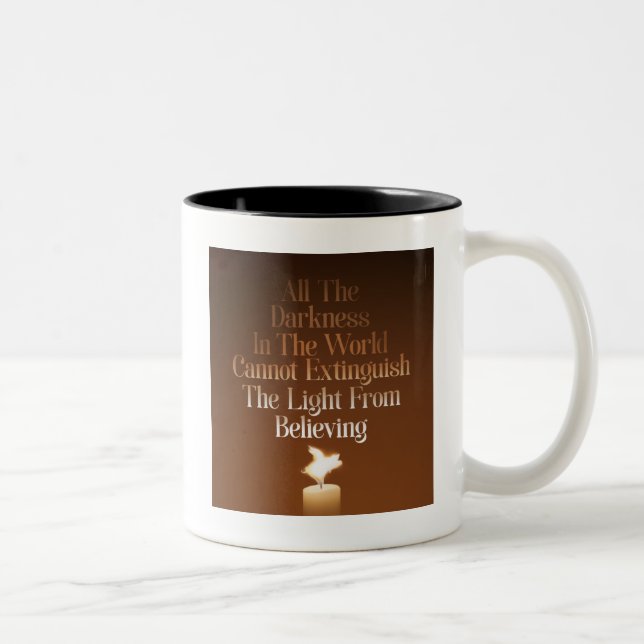 Caneca De Café Em Dois Tons Chamada de Vela de Porcos Voadores (Direita)