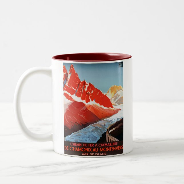 CANECA DE CAFÉ EM DOIS TONS CHAMONIX MONTENVERS (Esquerda)