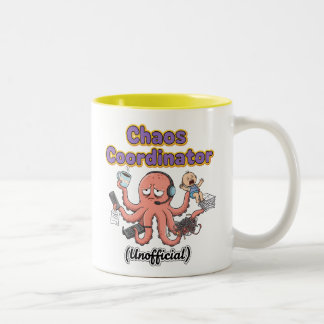 Caneca De Café Em Dois Tons Chaos Coordinator mug