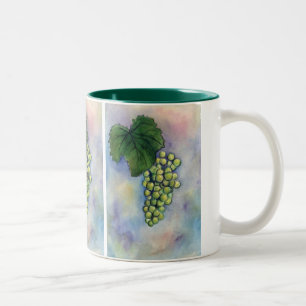 Caneca De Café Em Dois Tons Chardonnay Wine Graphics Mug