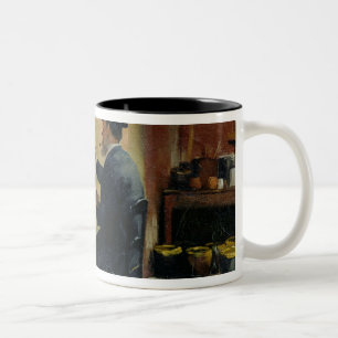 Caneca De Café Em Dois Tons Charles Philippe Gevens, sogro do artista