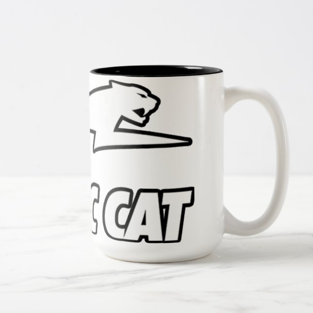 Caneca De Café Em Dois Tons Chat d'artique (Direita)