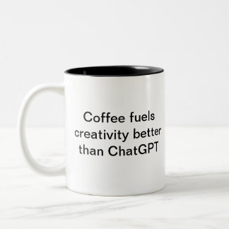 Caneca De Café Em Dois Tons Chat-GPT Mug para o café Lover em sua vida