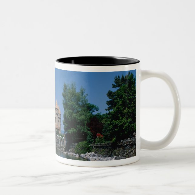 Caneca De Café Em Dois Tons Chateau Chillon, Lago Genebra, Cantão de Vaud, (Direita)