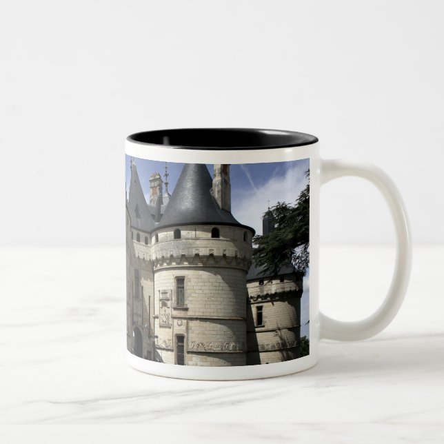 Caneca De Café Em Dois Tons Chateau de Chaumont-Sur-Loire. (Direita)
