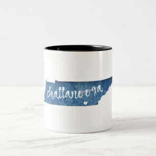 Caneca De Café Em Dois Tons Chattanooga Tennessee
