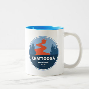 Caneca De Café Em Dois Tons Chattooga Wild And Scenic River